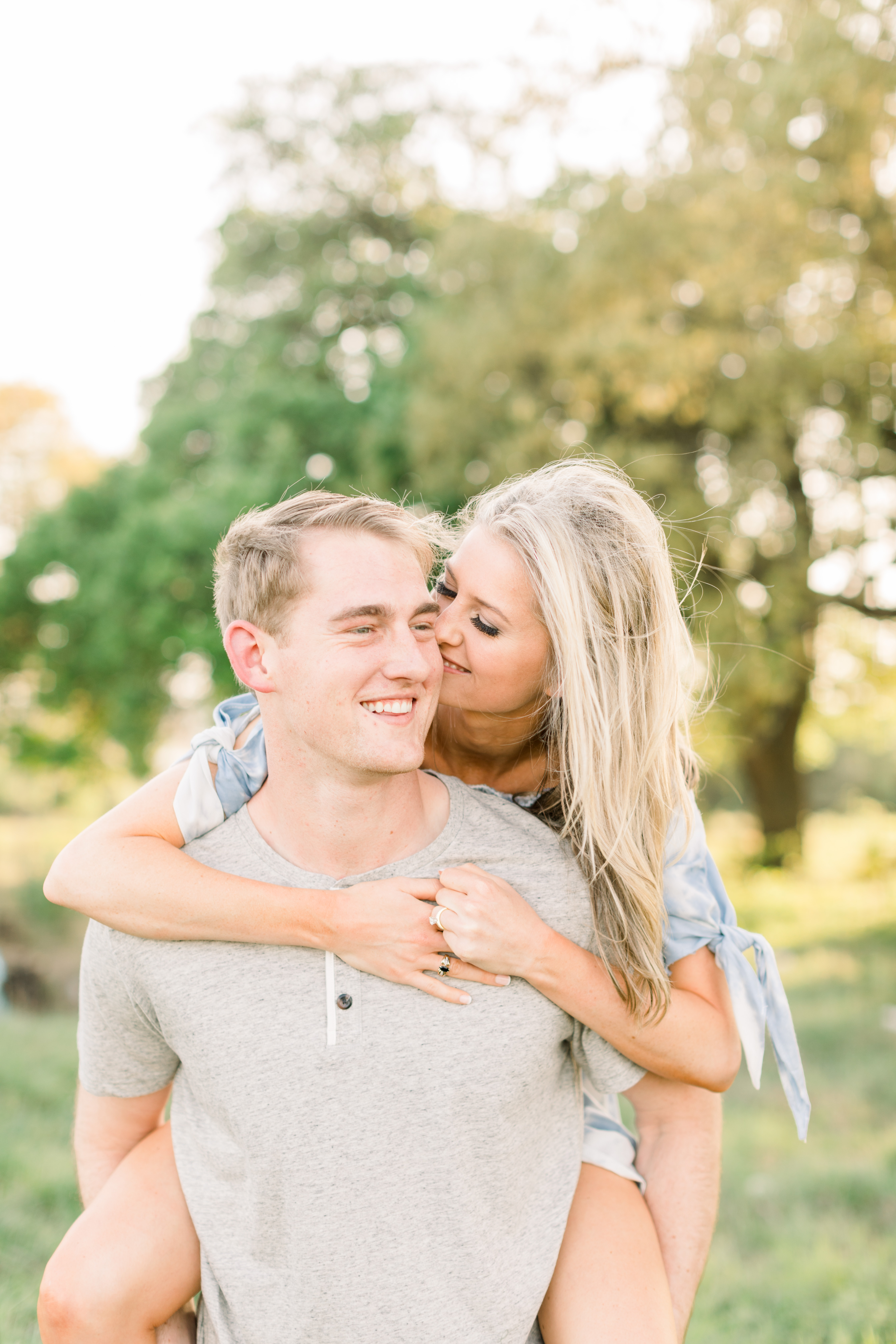 The Woodlands Engagement Session // Mitchell and Bailey